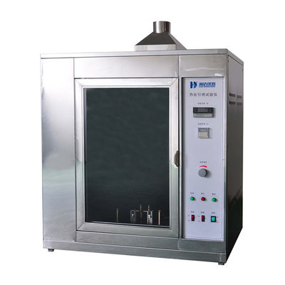 معدات اختبار المختبر تقييم خطر الحريق / آلة اختبار إشعال الأسلاك الساخنة Ni80/Cr20 IEC60695-2-20
