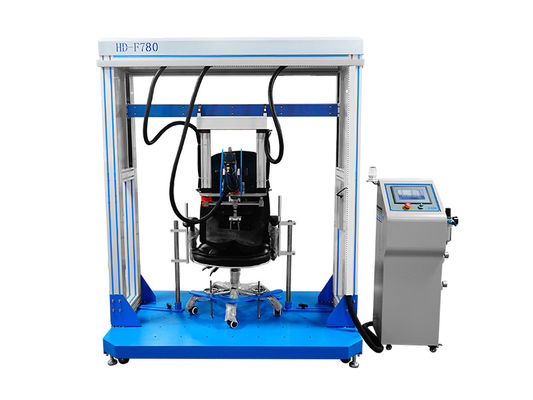 آلة اختبار مختبر القوة العمودية لقاعدة الكرسي / معدات اختبار إجهاد الأثاث