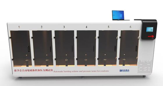 تفاصيل المعدات من 5105-HD الكوندوم التلقائي اختبار الضغط والحجم