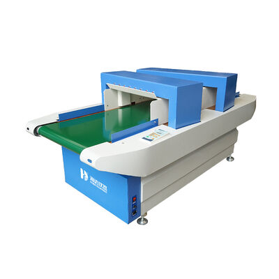 جهاز كشف المعادن بإبرة مزدوجة الرأس بعرض كشف 600 مم وسرعة نقل 24 متر/دقيقة لاختبار المنسوجات