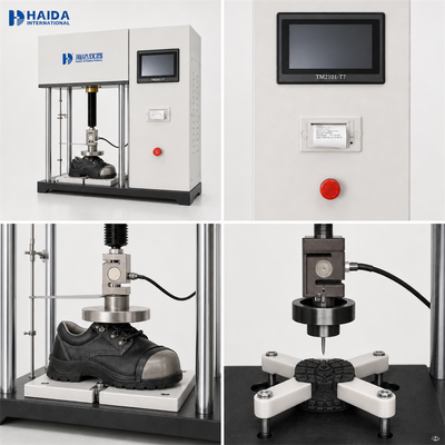 Safety Shoe Compression Puncture Tester Toe Cap Impact Nail Penetration Testing Machine Shoe Testing Equipment