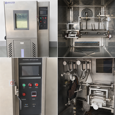 HAIDA Whole Shoe and Sole Flex Freezing Tester Low Temperature Flexing Testing Machine GB ISO 20344 Standard Equipment