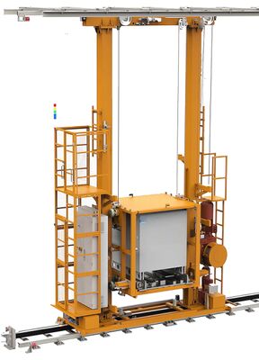 8104-HD رافعة التجميع الثقيلة ذات سعة إطار 2000 كجم ، التحكم بشاشة اللمس PLC ودقة تحديد الموقع ± 3mm